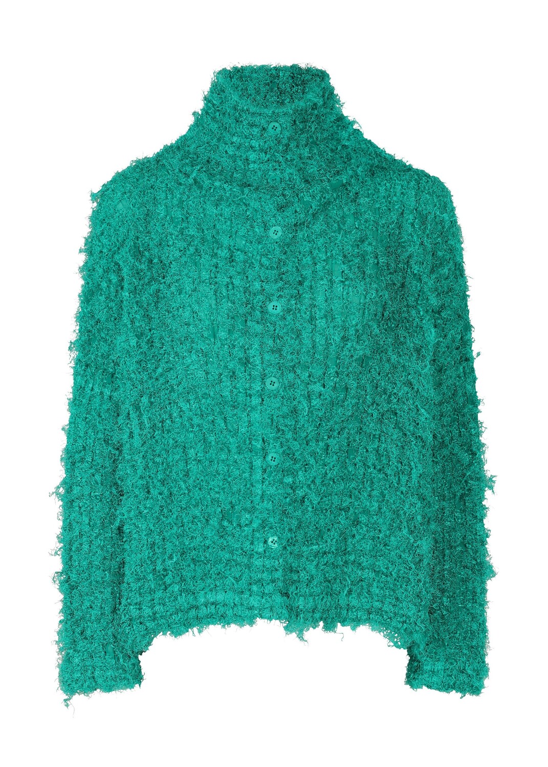 

Кардиган shaggy pleats Me Issey Miyake, зеленый