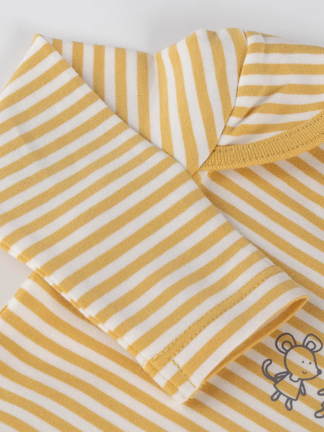 Комбинезон/боди 'Body, langarm Classic Baby' Sigikid, Yellow — фото 4