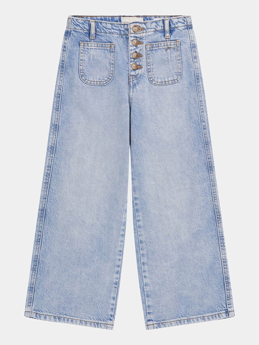 

Джинсы regular GUESS Palazzo, небесно-синий