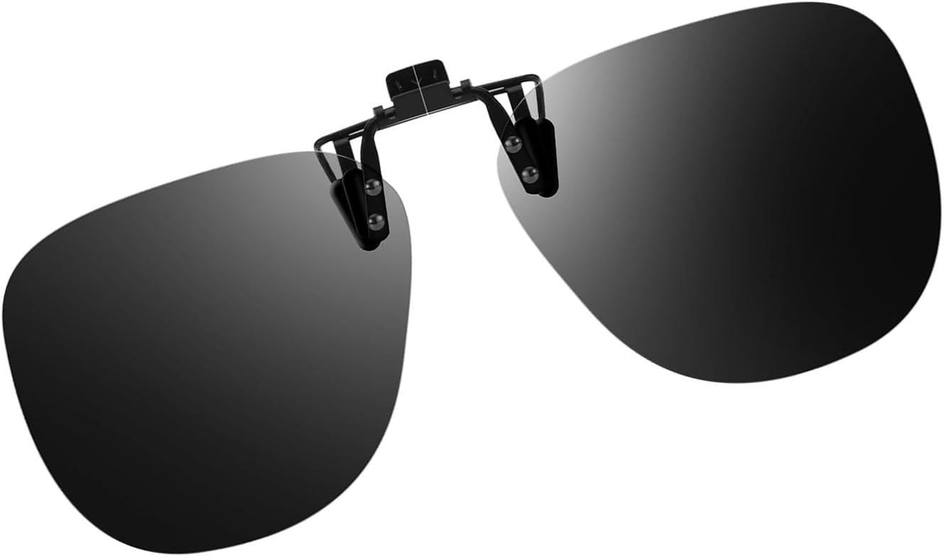 

Поляризованные солнцезащитные очки TJUTR с зажимом для ношения поверх очков с диоптриями, защита от УФ-излучения UV400 и антибликовое покрытие, металлическая откидная конструкция TS2503-V27, Z27 Grey-103/V27