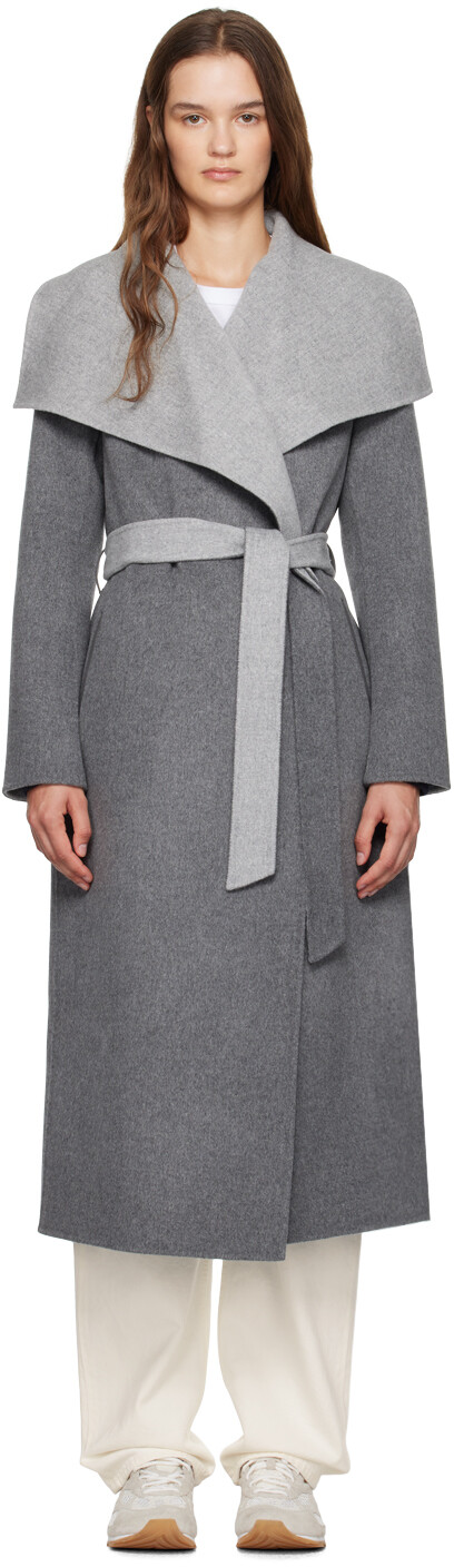 

Серое пальто Mai-CN MACKAGE