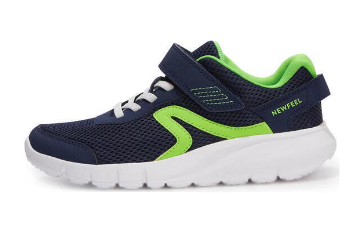 

DECATHLON Детские кроссовки Soft 140 с низким верхом, прочные, дышащие, сине-зеленые