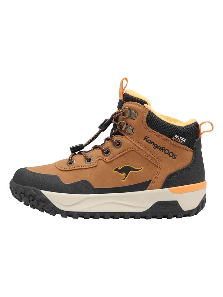 Kangaroos Зимние ботинки "K-NB Vivi RV" светло-коричневого/черного цвета — фото 2