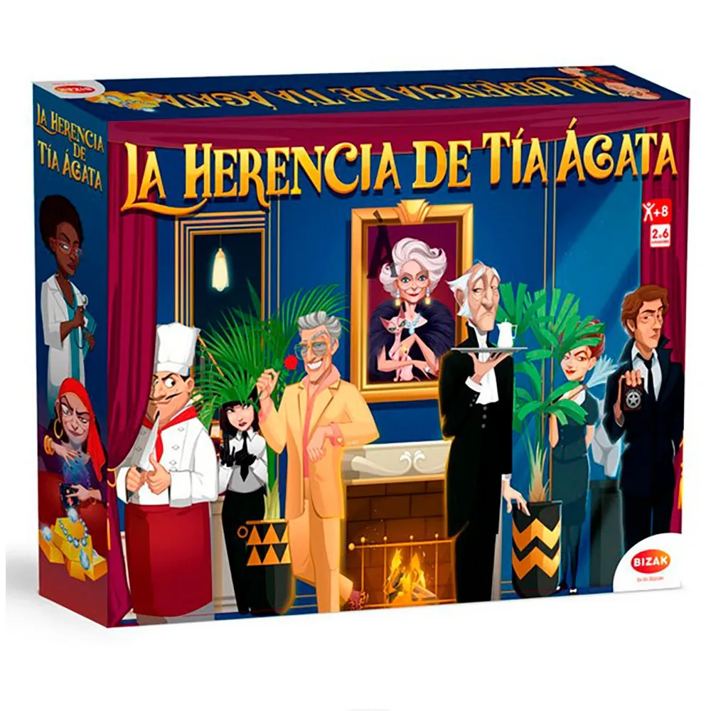 

Детская настольная игра Asmodee La Herencia De Tia Agata, золотой