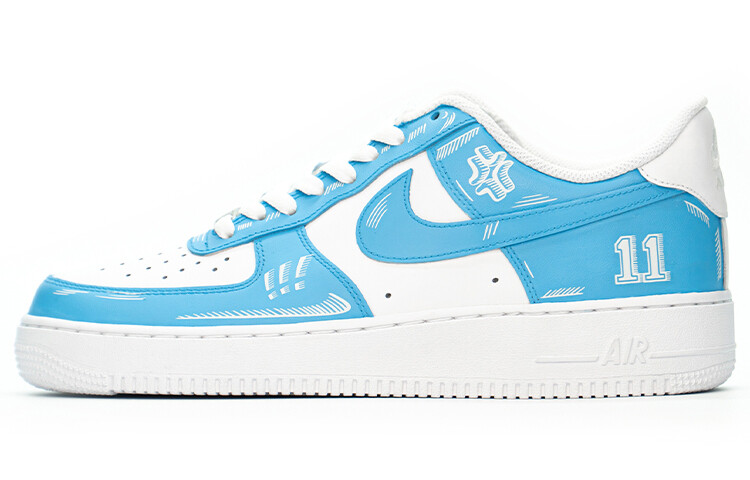 

Кроссовки Nike Air Force 1 Skateboard Shoes Men Low-Top Carolina Blue