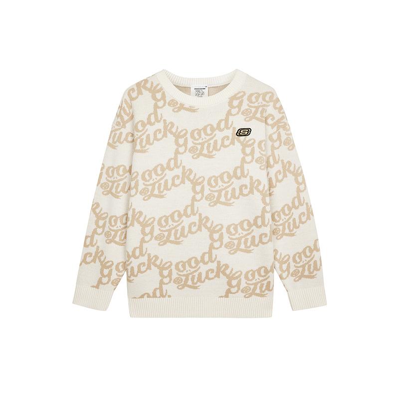 

Skechers Свитшот бежевый с принтом в виде узорных букв kids'