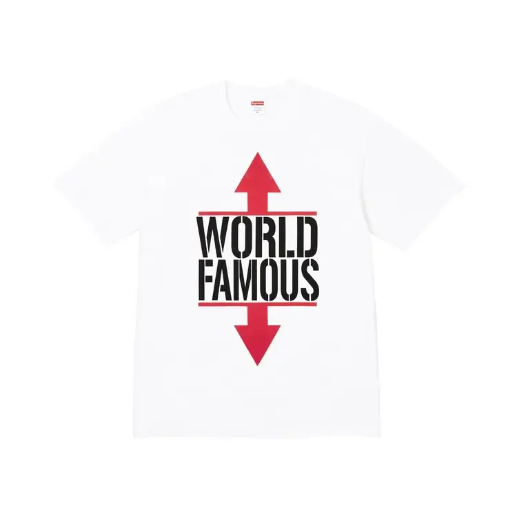 Футболка Supreme World Famous Tee 'White'