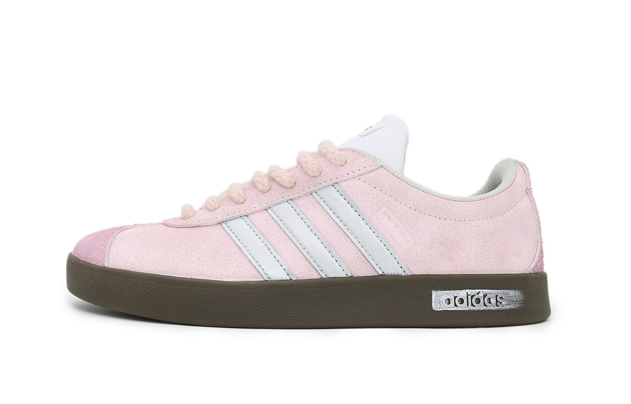 

Кроссовки adidas neo Vl Court Skateboarding Shoes Unisex Low-top Silver/Pink, цвет Lotus Color