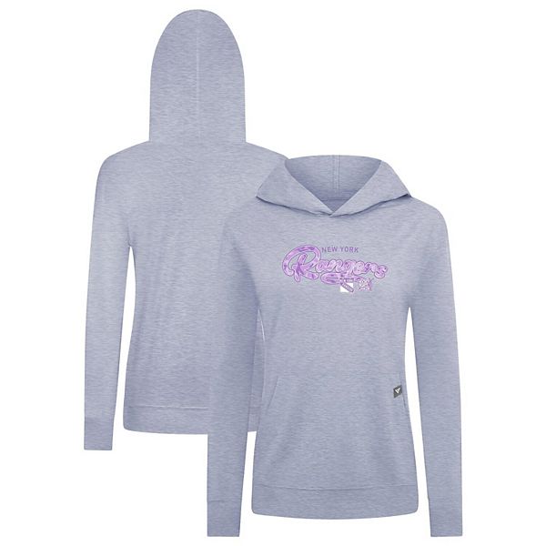 

Толстовка Relay с капюшоном heather gray New York Rangers Levelwear