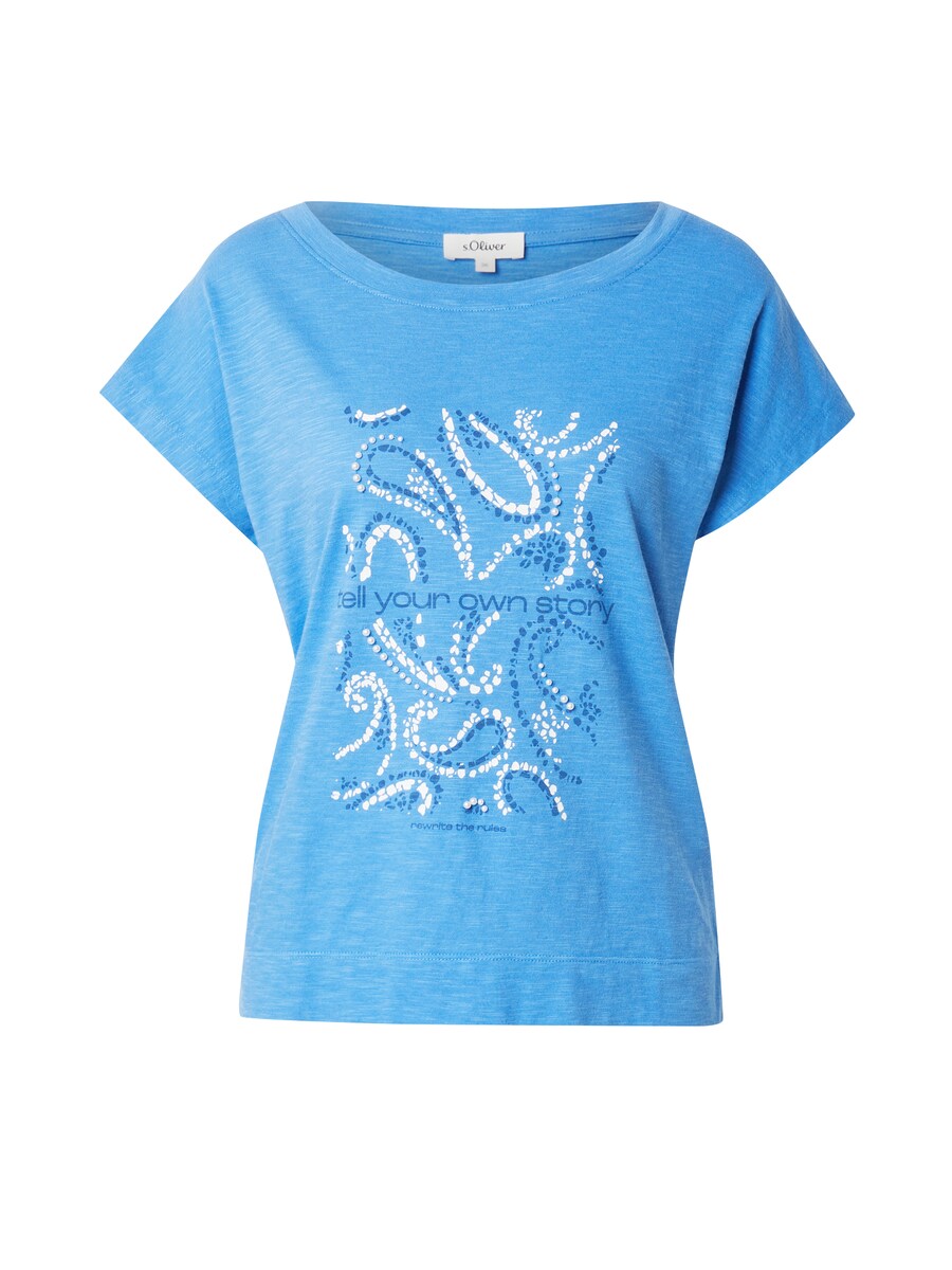 

Футболка s.Oliver, Blue/Sky blue