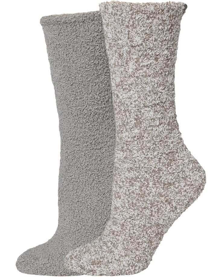 

Носки Barefoot Dreams CozyChic 2-Pair Socks Set, цвет Pewter Multi