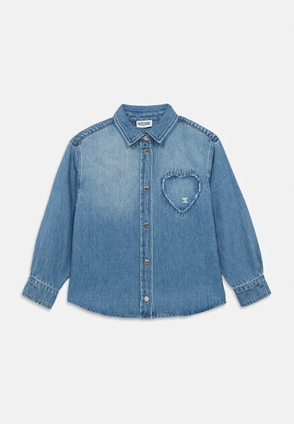 Блузка на пуговицах Moschino, Blue Denim