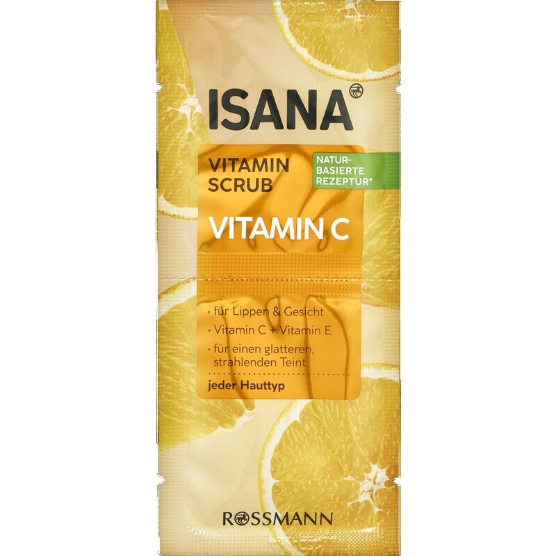 

Витаминный скраб Витамин С ISANA, 16 ml