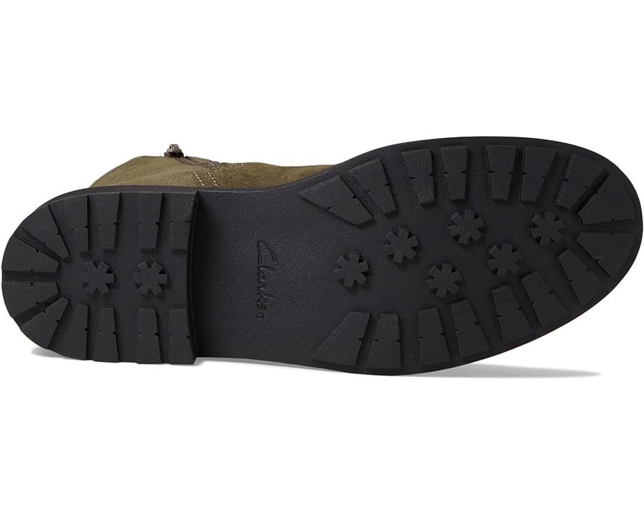 Ботинки женские Clarks Opal Sky с эластичной трикотажной вставкой, коричневый — фото 3