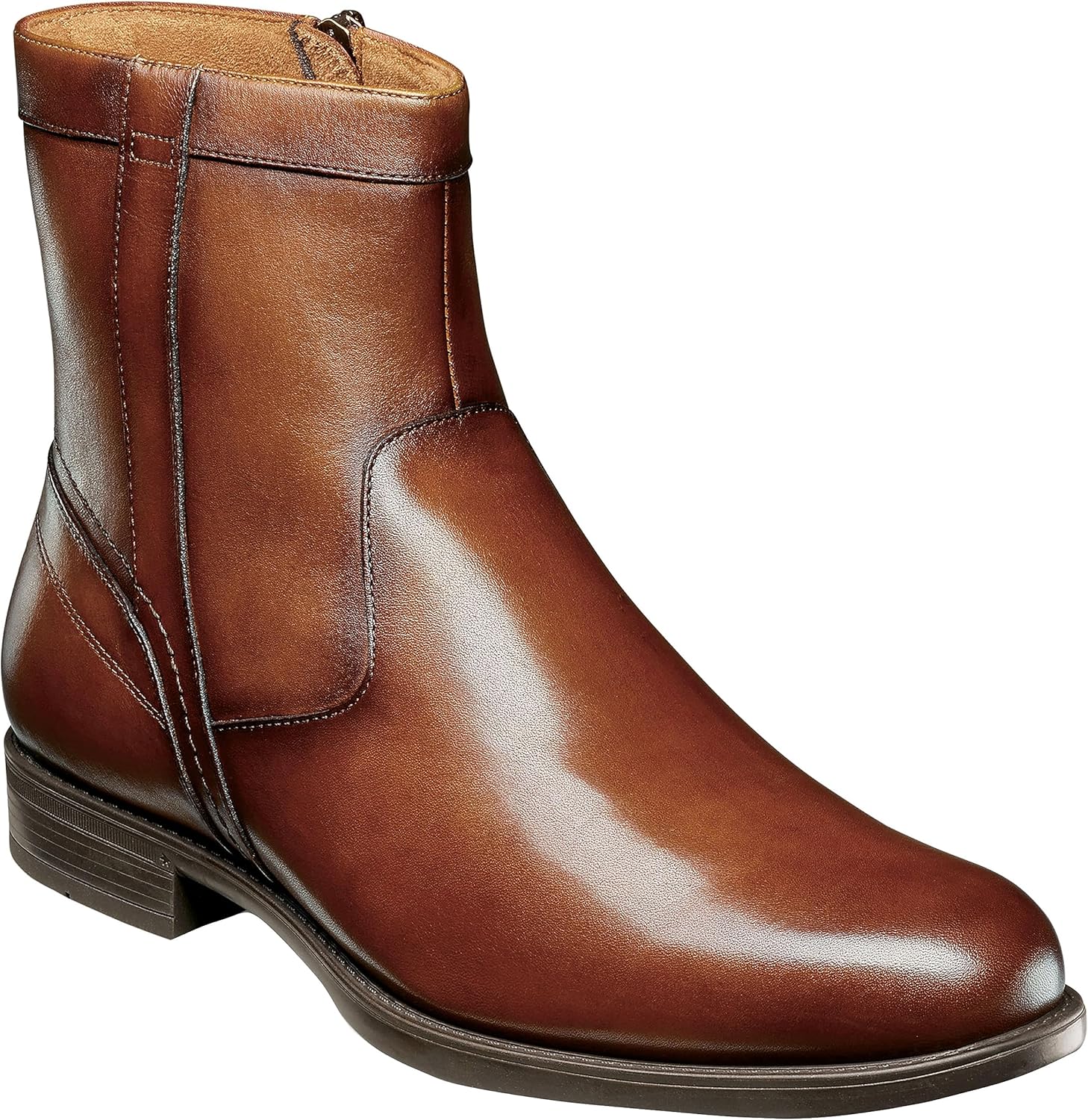 

Мужские ботинки Florsheim Medfield с молнией и цельным носком, Cognac