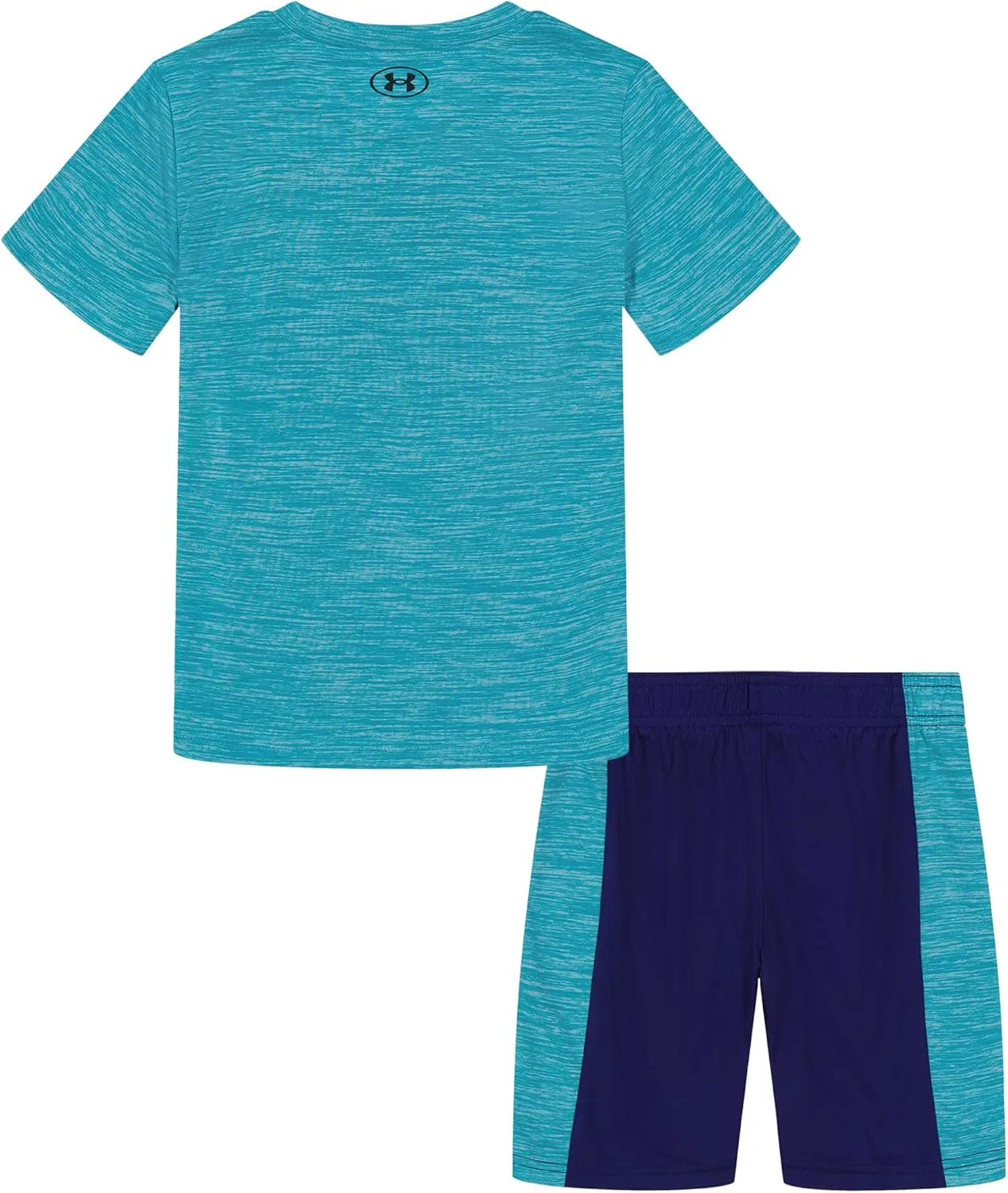 Детский спортивный комплект из футболки и шорт Under Armour, Blue Dropback — фото 3