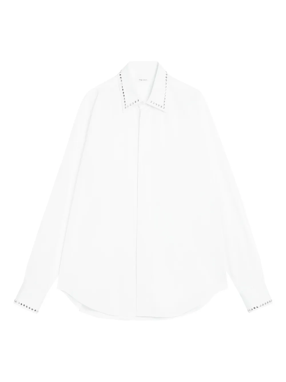 

Рубашка с заклепками Alexander McQueen, белый