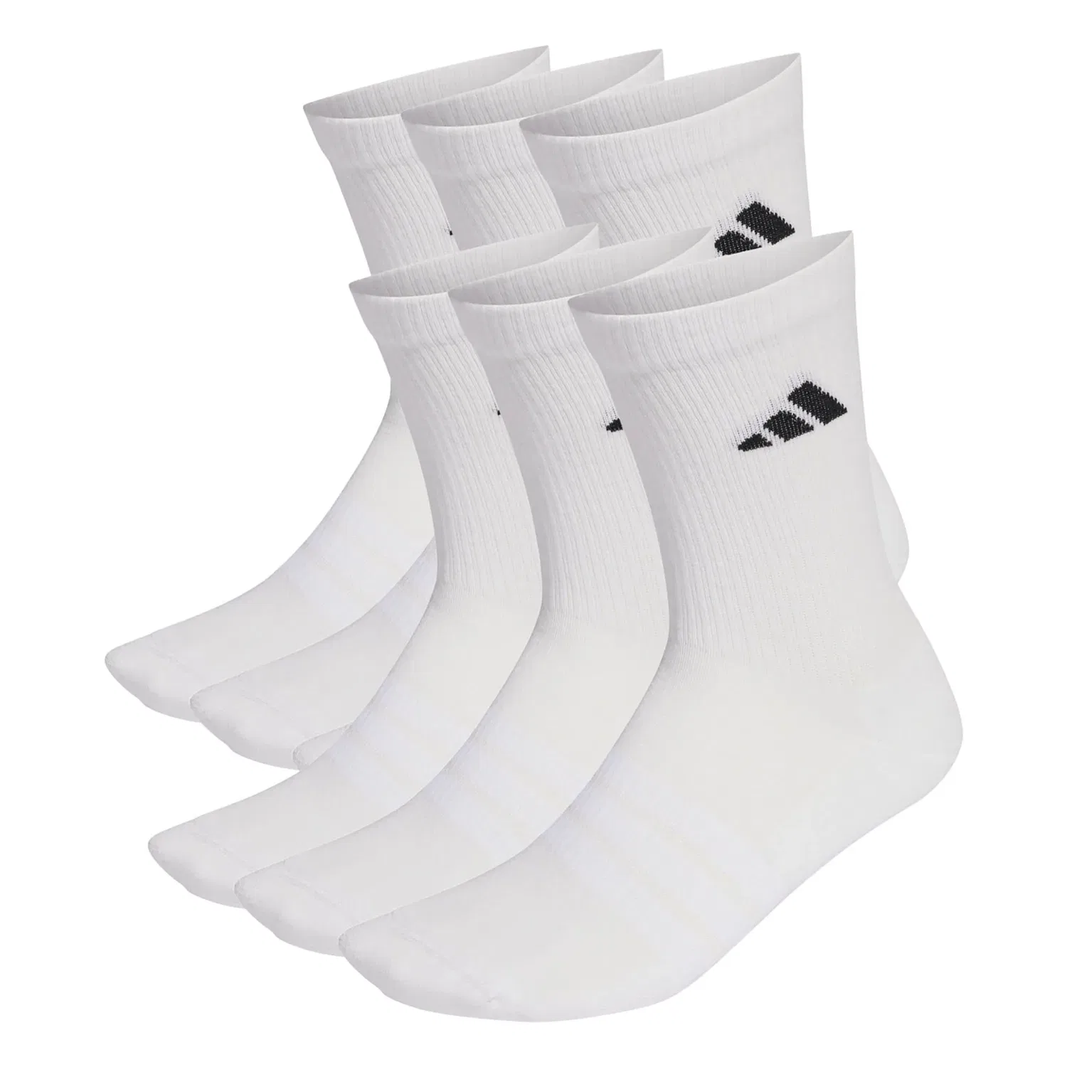 Носки 6er Pack с усиленной пяткой и мыском Adidas, белый