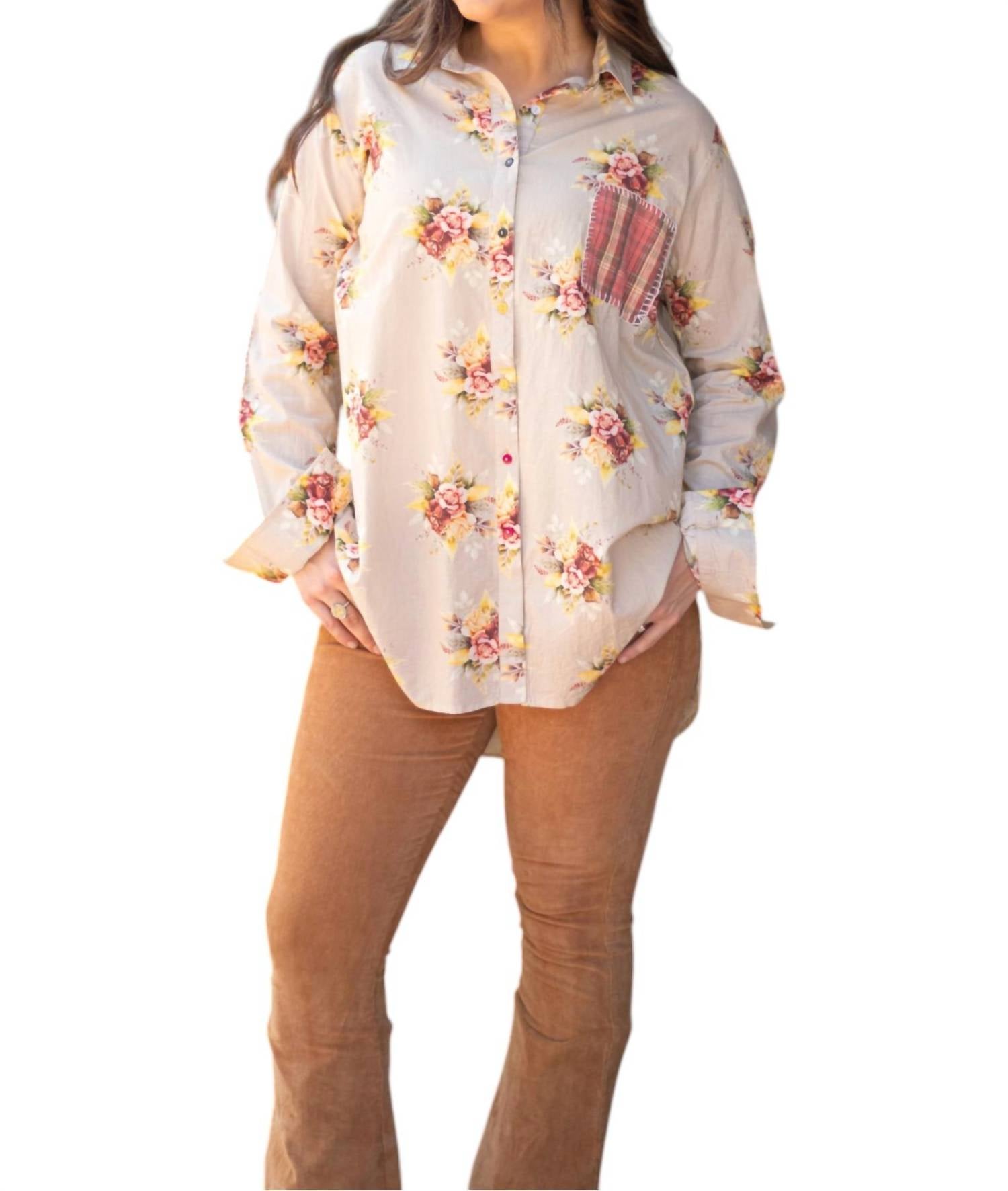 

Топ Карен бежевого цвета Layerz Clothing