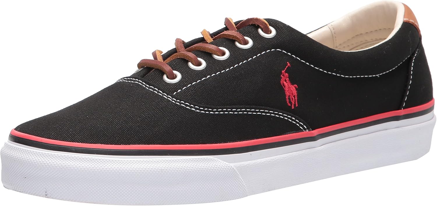

POLO RALPH LAUREN Мужские кроссовки Keaton-Pony, Black/Rl 2000 Red Pp