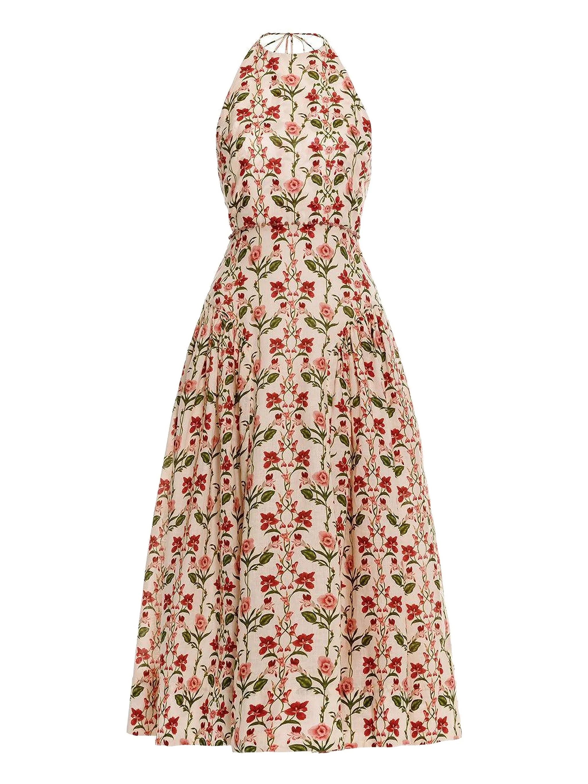 

Платье с цветочным вырезом из бальзы Canna Agua By Agua Bendita, нейтральный