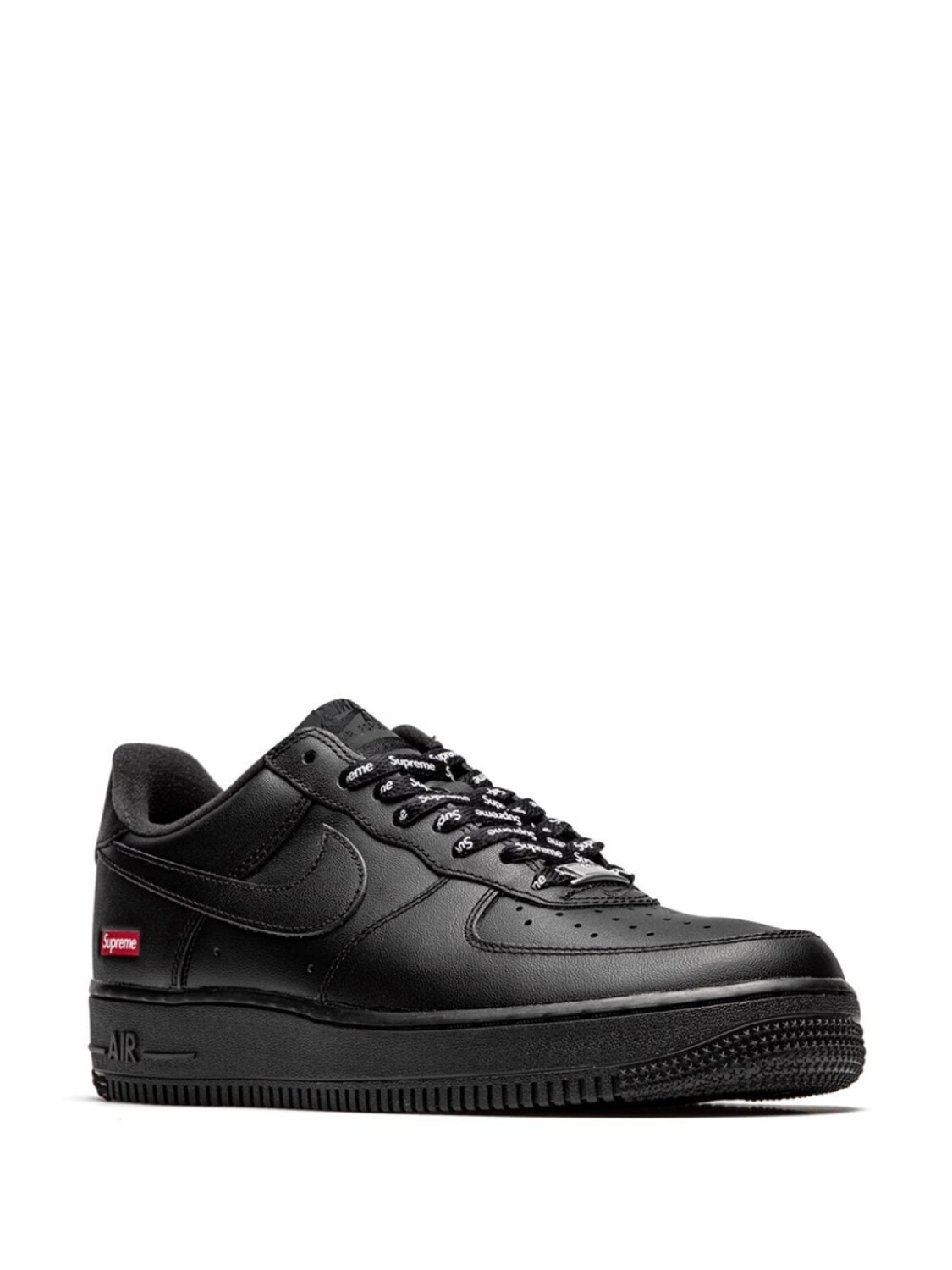Кроссовки Nike х Supreme Air Force 1 Low Mini Box Logo, черный — фото 2