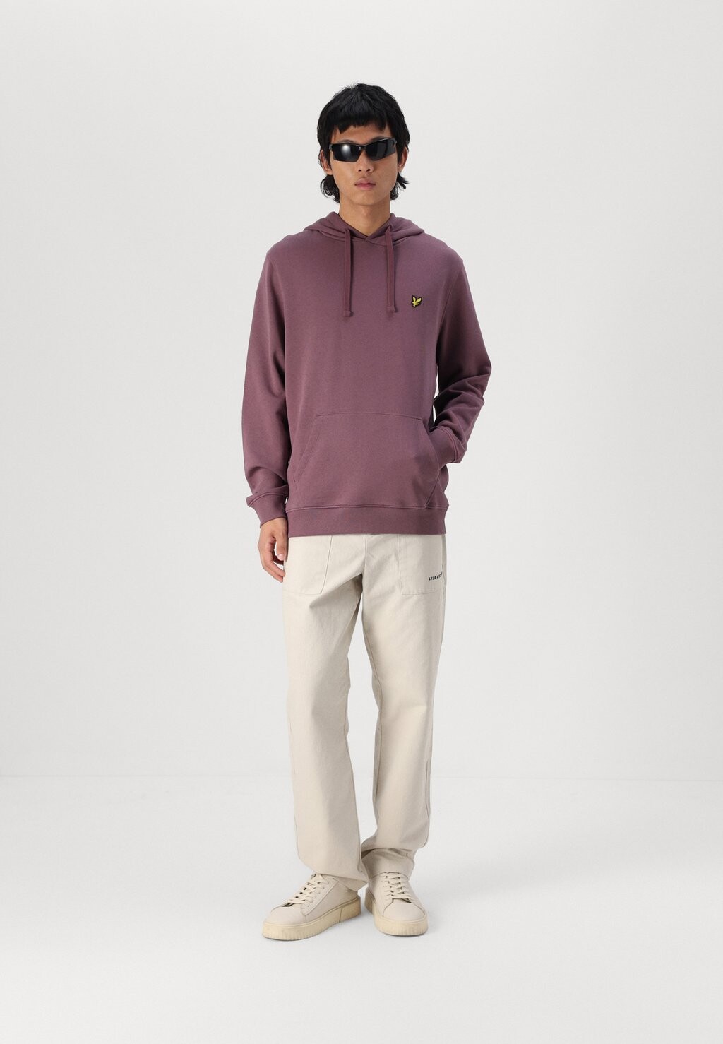 

Толстовка с капюшоном HOODIE Lyle & Scott, бордовый