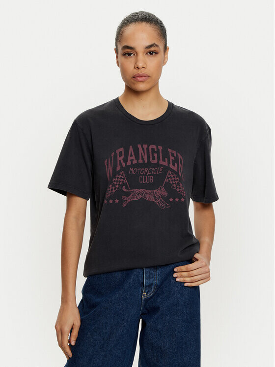 

Футболка узкого кроя Wrangler, черный
