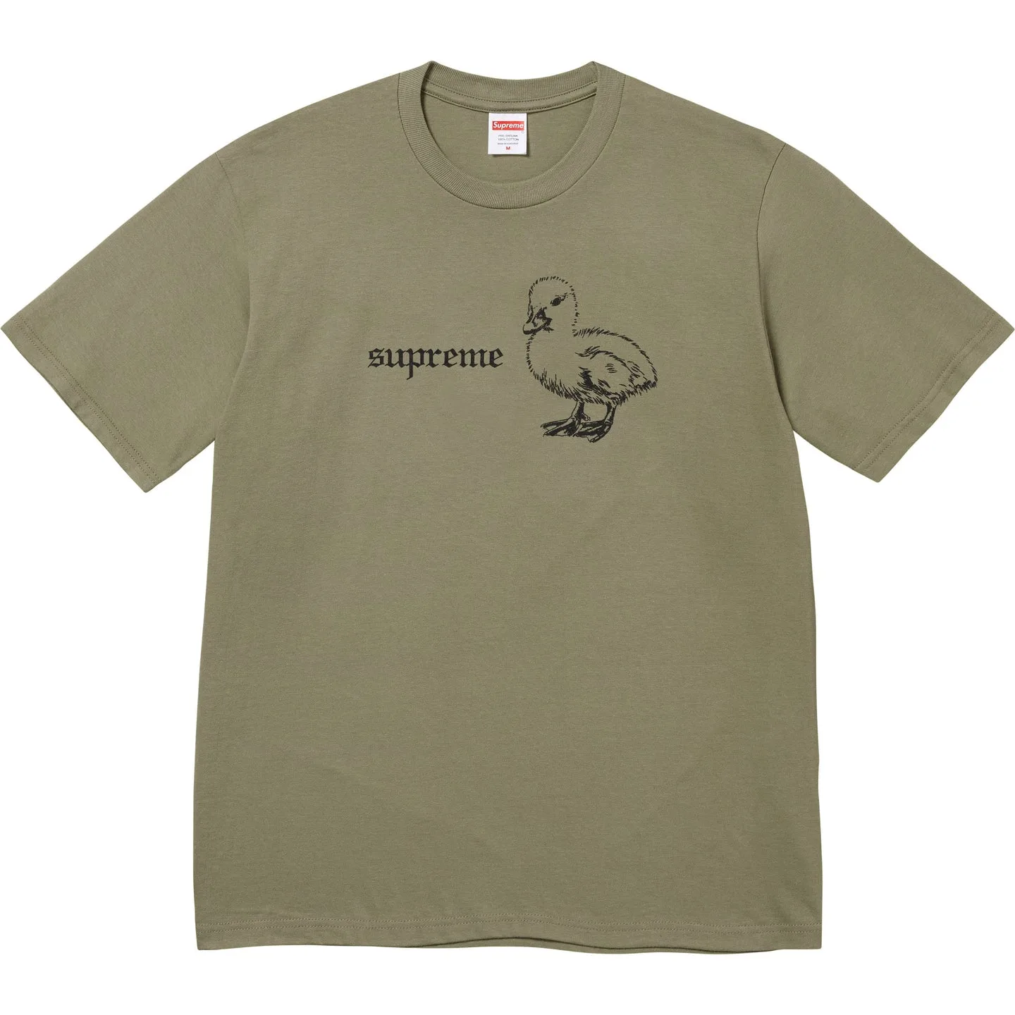 Футболка Duck Tee Unisex Supreme, светло-оливково-зеленый