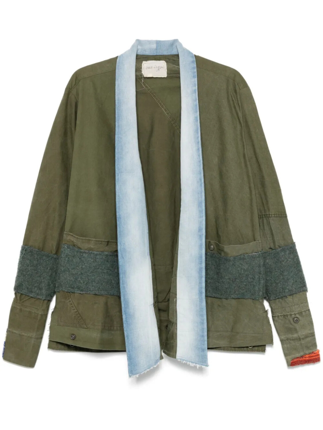 

Куртка Greg Lauren Army Tent Eli, зеленый