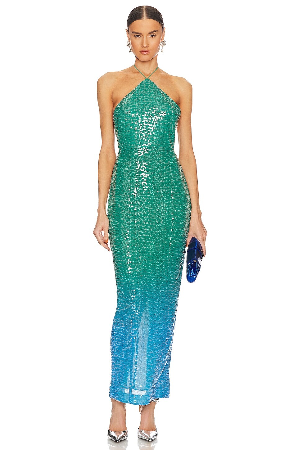 

Платье SAU LEE Jasmin, цвет Green Blue Ombre