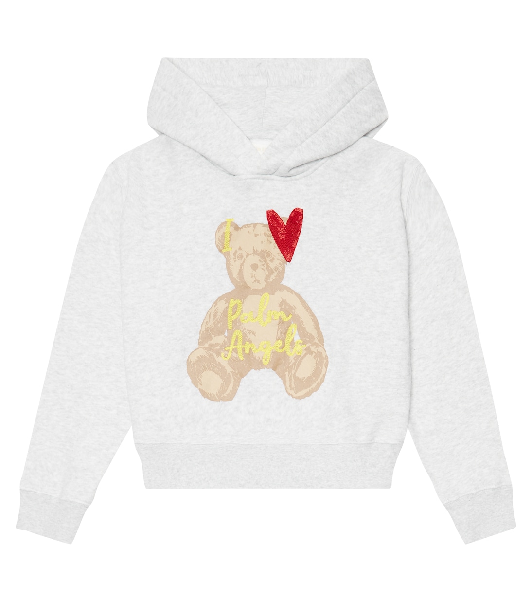 

Толстовка из хлопкового джерси с принтом Palm Angels Kids, Melange Grey