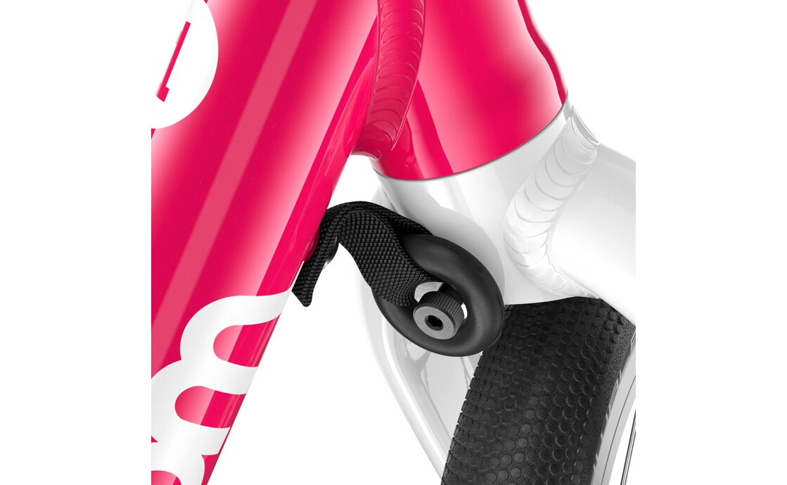 Детский велосипед WOOM GO 1 - 12 дюймов - 2025, цвет Pink|hot pink — фото 2