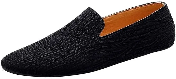 Лоферы кожаные Handmade Leather Loafers Black UOPYNE
