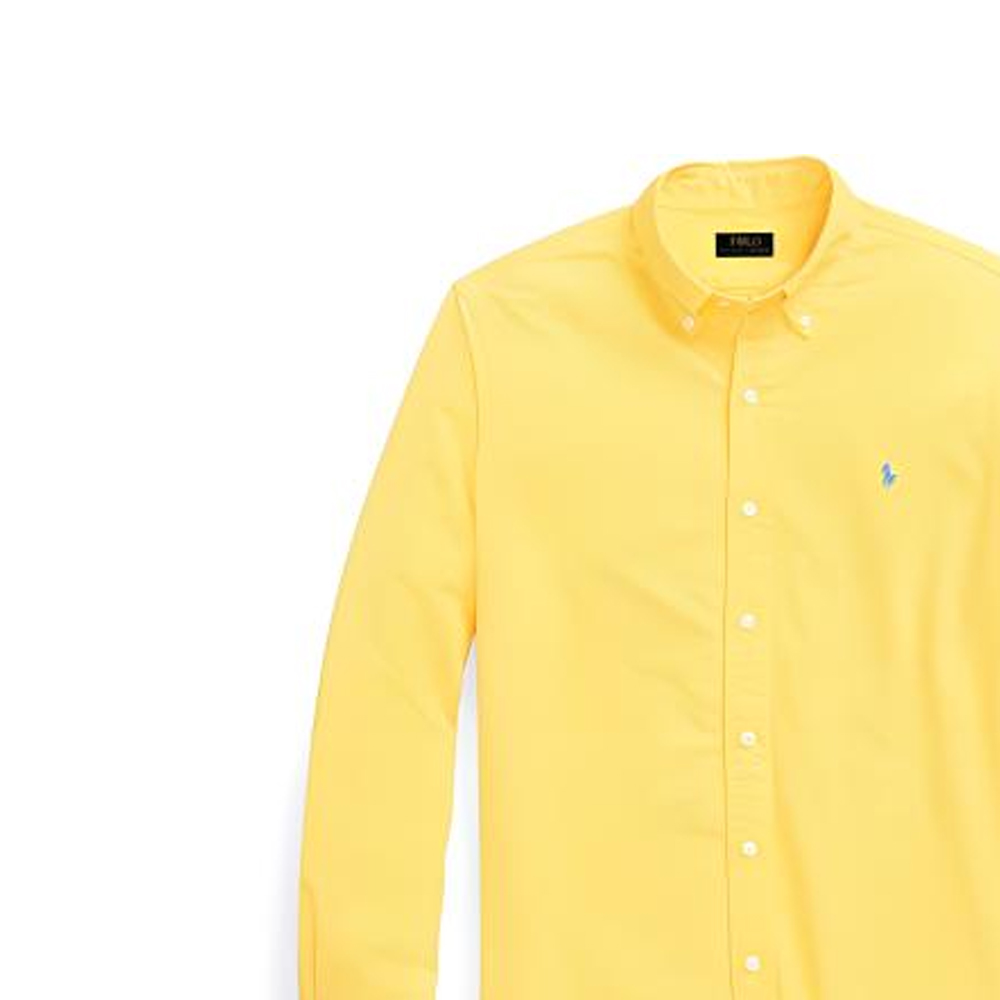 

Футболка поло мужская желтая Polo Ralph Lauren