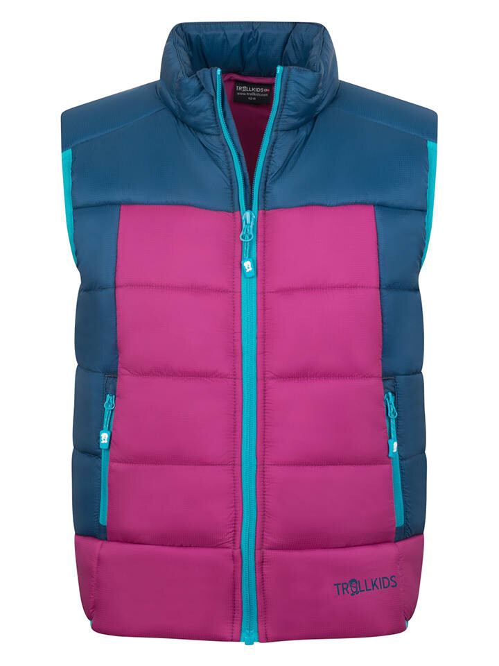 

Жилет Trollkids Funktionsweste Hardanger, цвет Pink/Blau