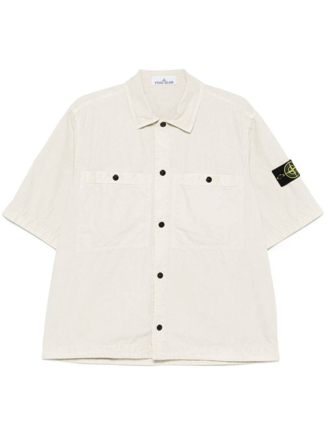 

Stone Island рубашка со съемной нашивкой, нейтральный цвет