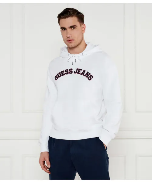 

Толстовка колледжа Regular fit Guess Jeans, белый