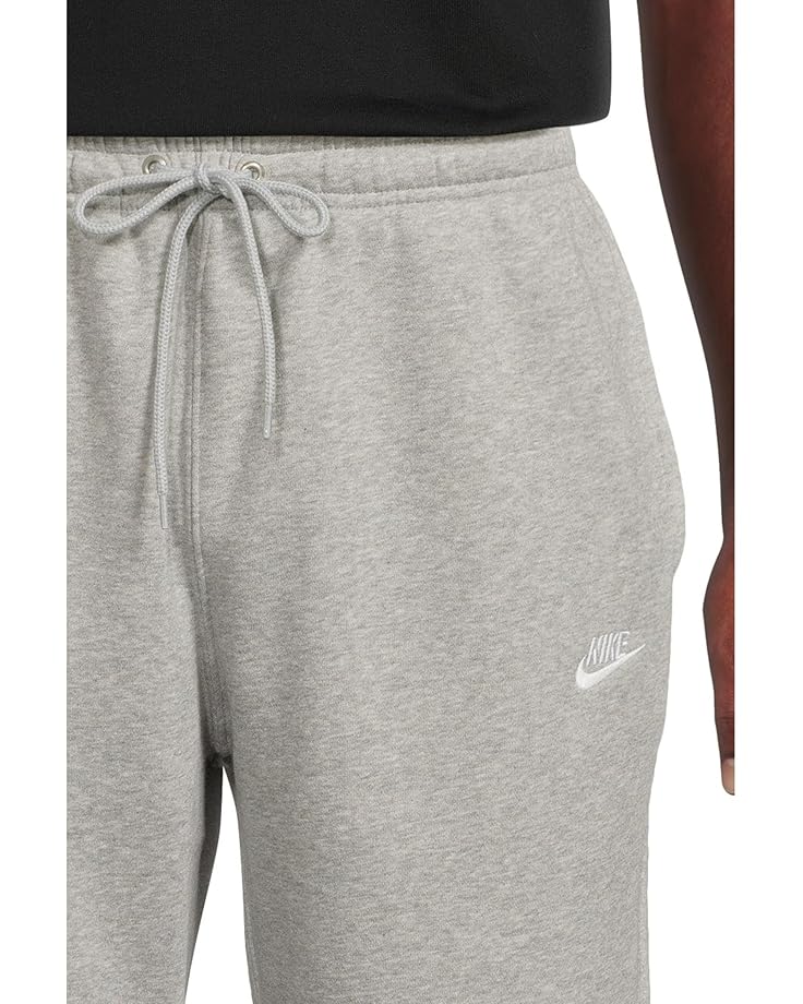 Брюки Nike Club Basket Ball Joggers, цвет Dark Grey Heather/Light Smoke Grey/White — фото 4