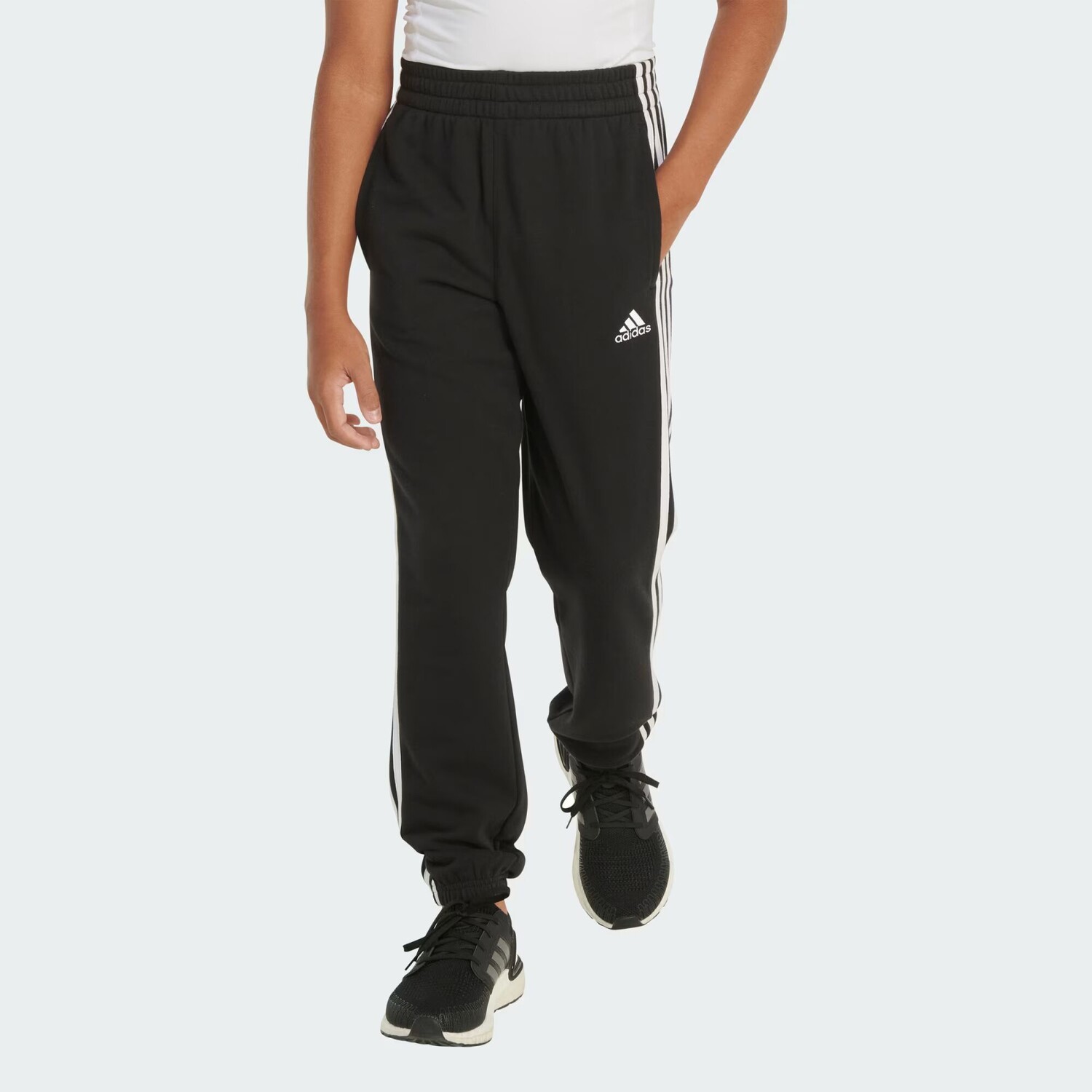 

Джоггеры с эластичными манжетами Adidas, цвет Black