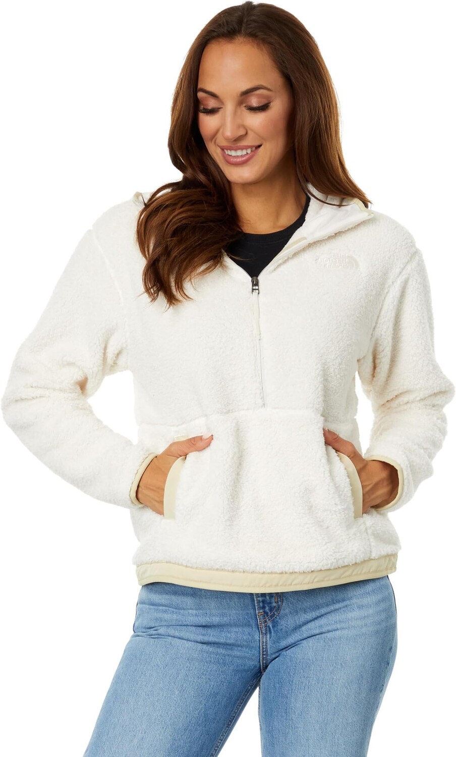 

Худи The North Face Campshire Fleece Hoodie, цвет Gardenia White/Gravel