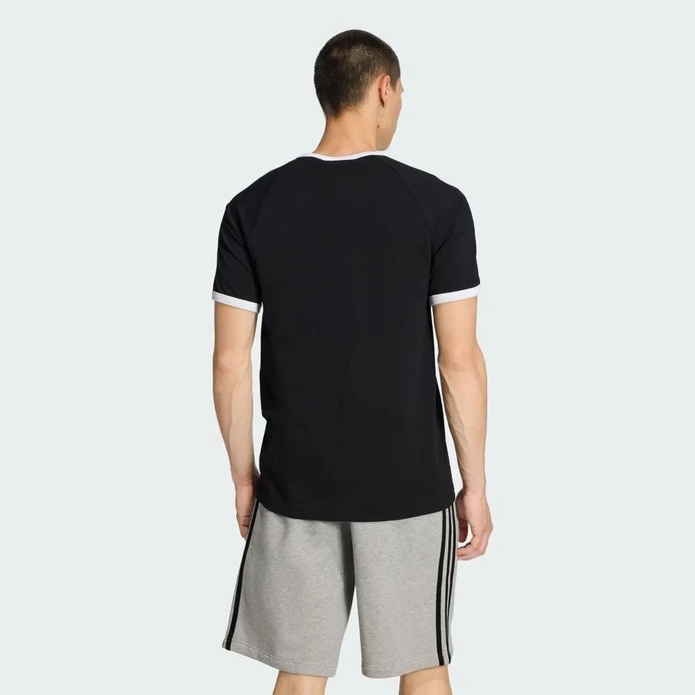 Футболка Three Stripes Slim Ringer Adidas, black — фото 2