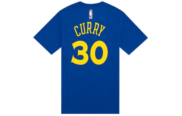 Футболка nba golden state warriors dry tee curry 30 sports short sleeve blue Nike, синий — фото 2