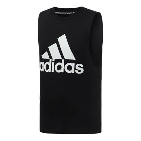 

Спортивная футболка sports stylish round neck vest black Adidas, черный