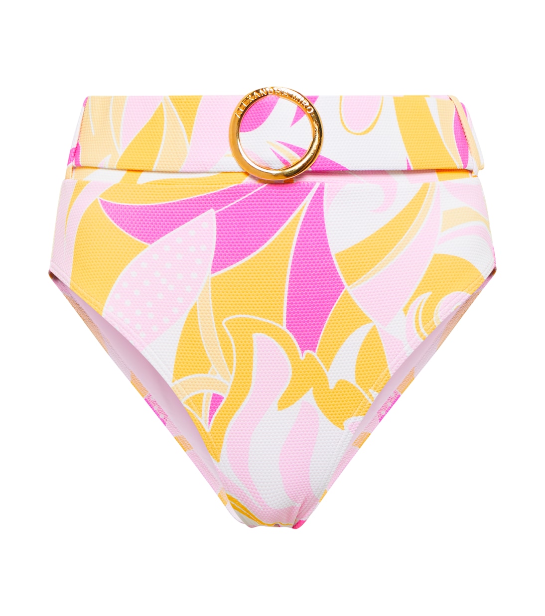 

Плавки-бикини Ursula с высокой талией Alexandra Miro, Pink Yellow Paisley