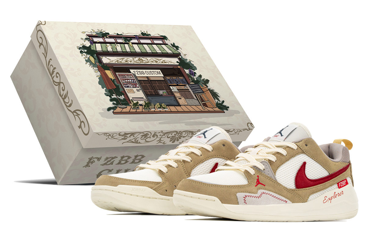 

Jordan Кроссовки CMFT Era Apollo Abrasion Resistant Breathable Low top Vintage Basketball Shoes мужские желтые белые красные