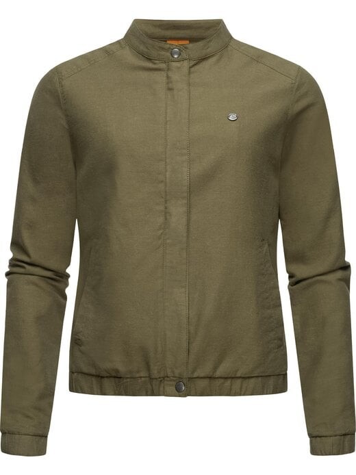 

Короткая куртка из малавийского льна Ragwear, зеленый