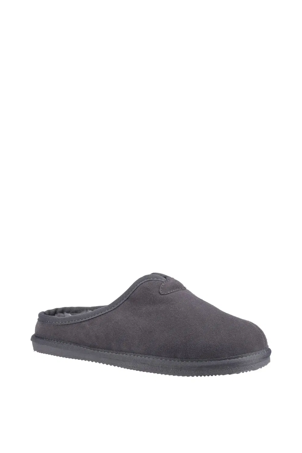 Тапочки-мюли Conrad с мехом Hush Puppies, серый