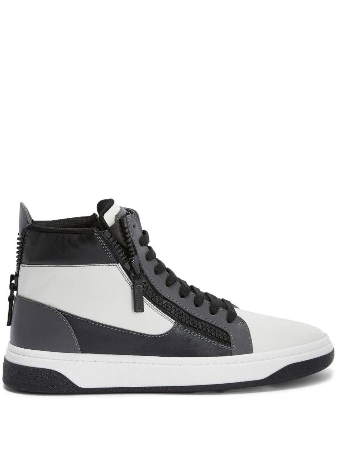 

Giuseppe Zanotti высокие кеды на шнуровке, черный