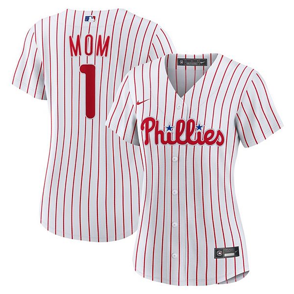 

Женская белая реплика футболки philadelphia phillies #1 mom home Nike, Белый, Женская белая реплика футболки philadelphia phillies #1 mom home Nike